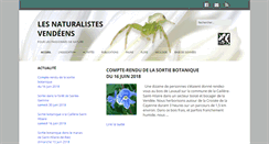 Desktop Screenshot of naturalistes-vendeens.org