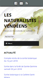 Mobile Screenshot of naturalistes-vendeens.org